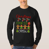 Cookie Crew Baking Team Shirt Gingerbread Cookie Tシャツ (正面)