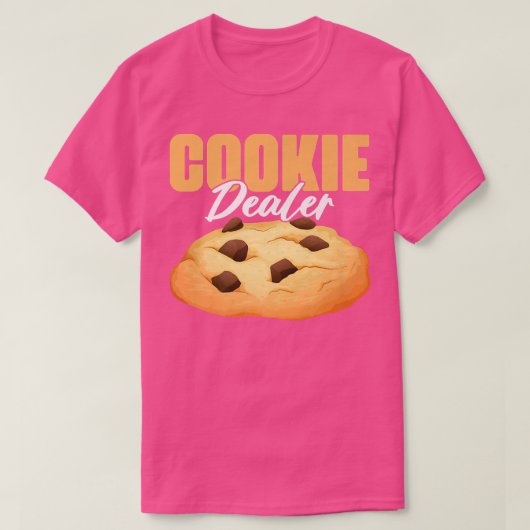 Cookie Dealer Cookie Lover Pastry Baking Cookie B Tシャツ (デザイン正面)