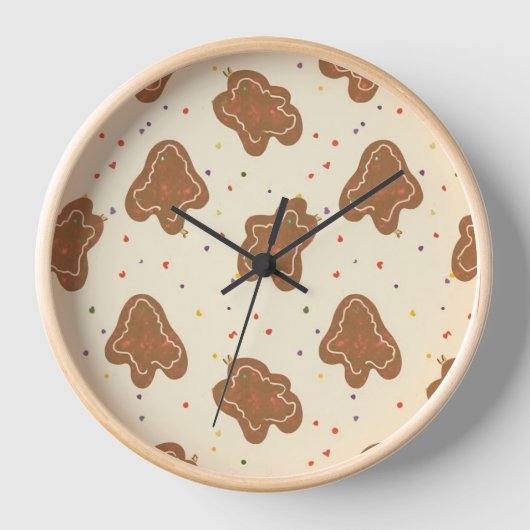 Cookie Dough Pattern Wall Clock 壁時計 (正面)