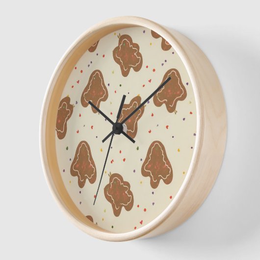 Cookie Dough Pattern Wall Clock 壁時計 (傾斜)