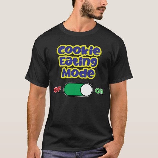 Cookie Eating Mode Merch Women Men Boys Girls Tシャツ (正面)