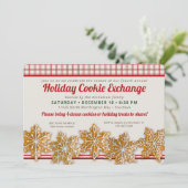 Cookie Exchangeスワップ |休日のベーキングパーティー 招待状 (スタンド正面)