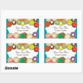 Cookie Exchangeパーティーラベル 長方形シール (シート)