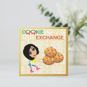 Cookie Exchange招待状 招待状 (スタンド正面)
