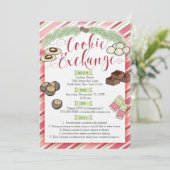 Cookie Exchange招待状 招待状 (スタンド正面)