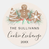 Cookie Exchange ラウンドシール (正面)