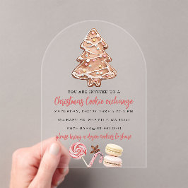 Cookie Exchange Christmas Party アクリル招待状