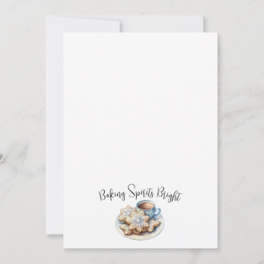 Cookie Exchange Christmas Party 招待状 (裏面)