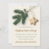 Cookie Exchange Christmas Party 招待状 (正面)