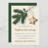 Cookie Exchange Christmas Party 招待状 (正面/裏面)