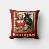 Cookie For Krampus Merry Krampus Christmas Horror クッション (正面)