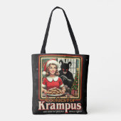 Cookie For Krampus Merry Krampus Christmas Horror トートバッグ (裏面)