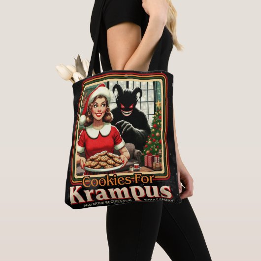 Cookie For Krampus Merry Krampus Christmas Horror トートバッグ (クローズアップ)