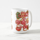 Cookie For Santa And Me – クリスマス コーヒーマグカップ (正面右)