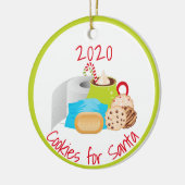 Cookie for Santa Quarantine 2020 セラミックオーナメント (左)