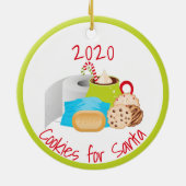 Cookie for Santa Quarantine 2020 セラミックオーナメント (裏面)