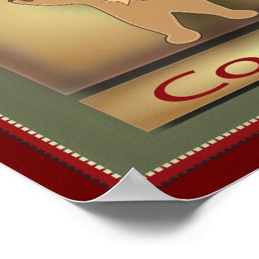 Cookie Gingerbread Man | Original ポスター (角)