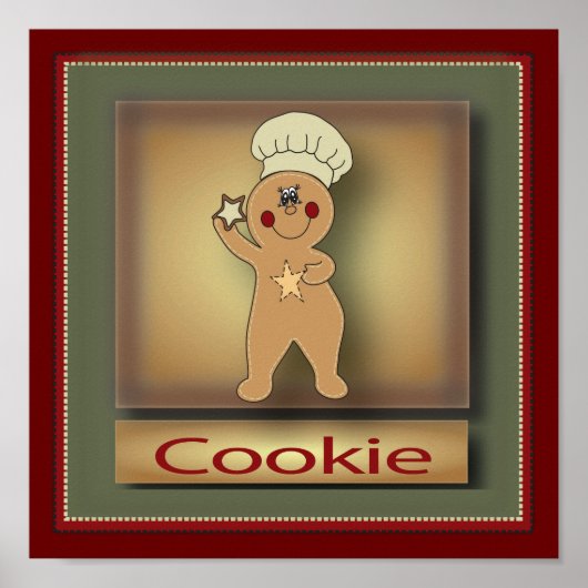 Cookie Gingerbread Man | Original ポスター (正面)