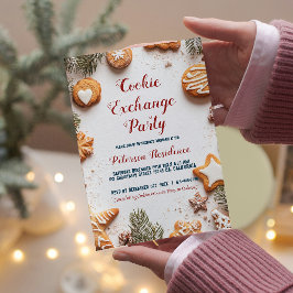 Cookie Iスイーツ交換パーティー 招待状