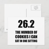 Cookie I Can 食べ Marathon ポストカード (正面/裏面)