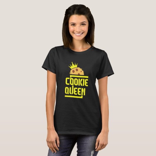 Cookie I Cookie I Cookie Baker I Cookie Queen Tシャツ (正面フル)