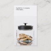Cookie Jarプロファイルカード – 両面 名刺 (裏面)