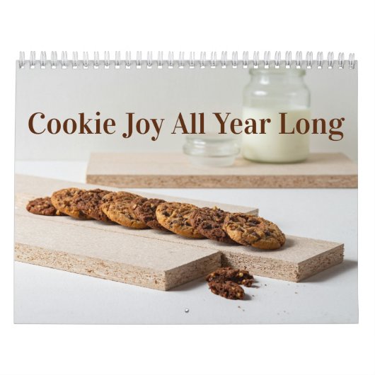 Cookie Joy All Year Long – 12‑Month カレンダー (カバー)