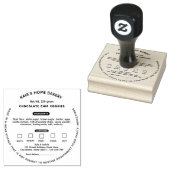 Cookie Lawラベルコテージベーカリーパッケージ ラバースタンプ (押印)