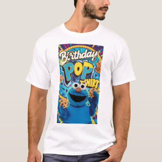 「Cookie Monsterの誕生日Bash:ポップ・アートのエディション！」 Tシャツ