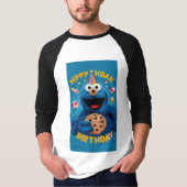 「Cookie Monsterの誕生日Bash:ポップ・アートのエディション!」 Tシャツ (正面)