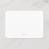 Cookie Monsterバルーンブックの挿入要求 プレイスカード (裏面)