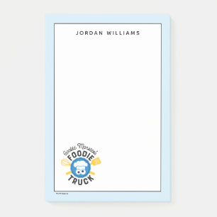 Cookie Monster のフーディートラックロゴ ポストイット