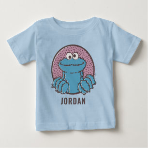 Cookie Monster オム・ノム・ノム ベビーTシャツ