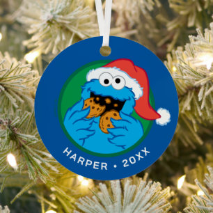 Cookie Monster 公式クリスマスクッキー・テスター メタルオーナメント