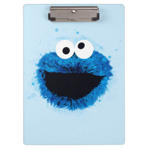 Cookie Monster 水彩トレンドクリップボード クリップボード