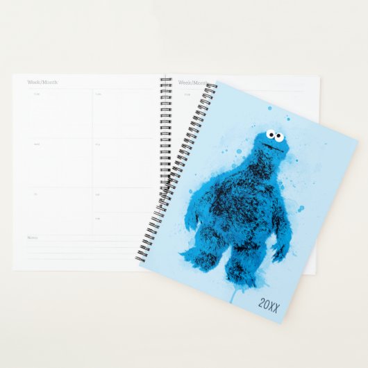 Cookie Monster | 水彩トレンドプランナー プランナー手帳 (ディスプレー)
