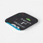 Cookie Monster | 1st Birthday ペーパープレート (傾斜あり)