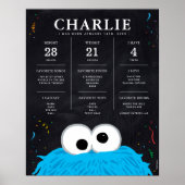 Cookie Monster | 1st Birthday Milestone ポスター (正面)