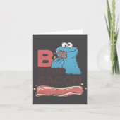 Cookie Monster B Is For Bacon カード (正面)
