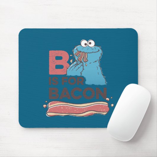 Cookie Monster B Is For Bacon  マウスパッド (マウス)