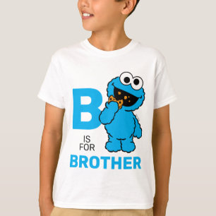 Cookie Monster   B is for Brother Tシャツ