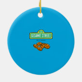 Cookie Monster Baby's 1st Christmas Photo Ceramic  セラミックオーナメント (裏面)