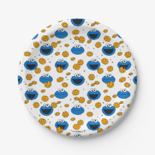 Cookie Monster C is for Cookie パターン ペーパープレート