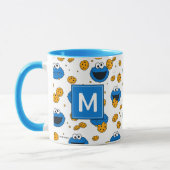 Cookie Monster | C is for Cookie パターン マグカップ (左)