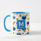 Cookie Monster | C is for Cookie パターン マグカップ (左)
