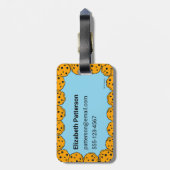 Cookie Monster Couple's ラゲッジタグ (裏面縦)