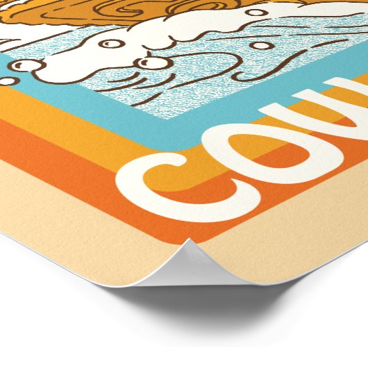 Cookie Monster Cowabunga! ポスター (角)