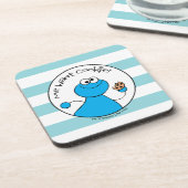 Cookie Monster Doodleyグラフィック コースター (左側)