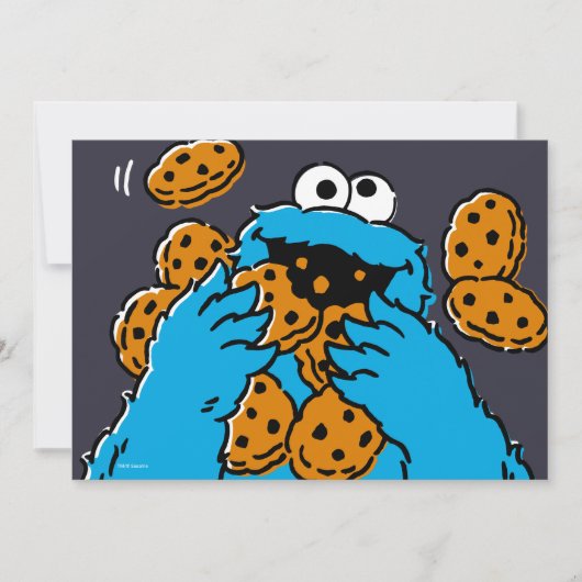Cookie Monster Eating All the Cookies カード (正面)