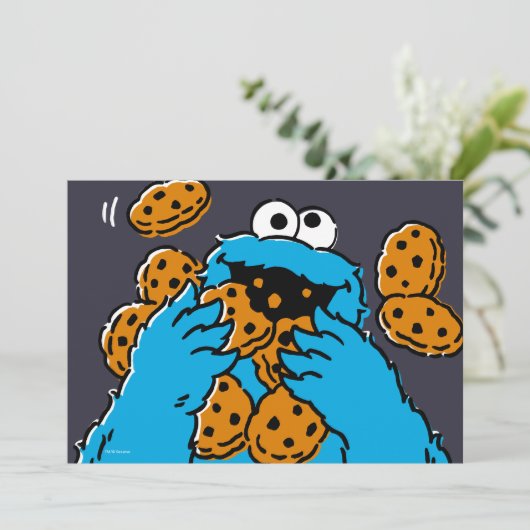 Cookie Monster Eating All the Cookies カード (スタンド正面)